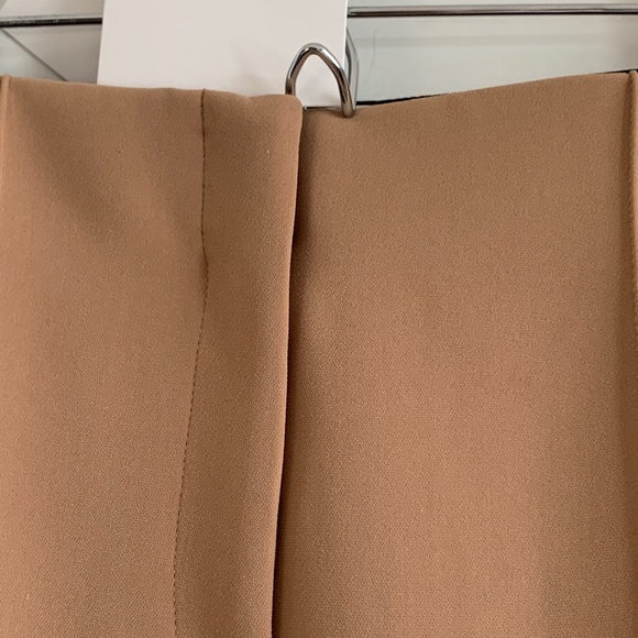 NWT DVF Wide Leg, Front Pleat Pant (Camel, Sz 4) - Picture 12 of 14